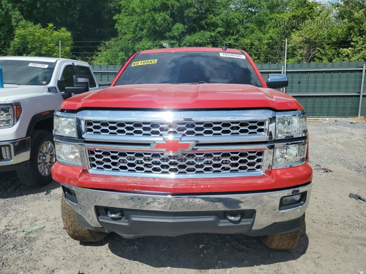 2015 Chevrolet Silverado K1500 Lt Red vin: 3GCUKREC2FG131650