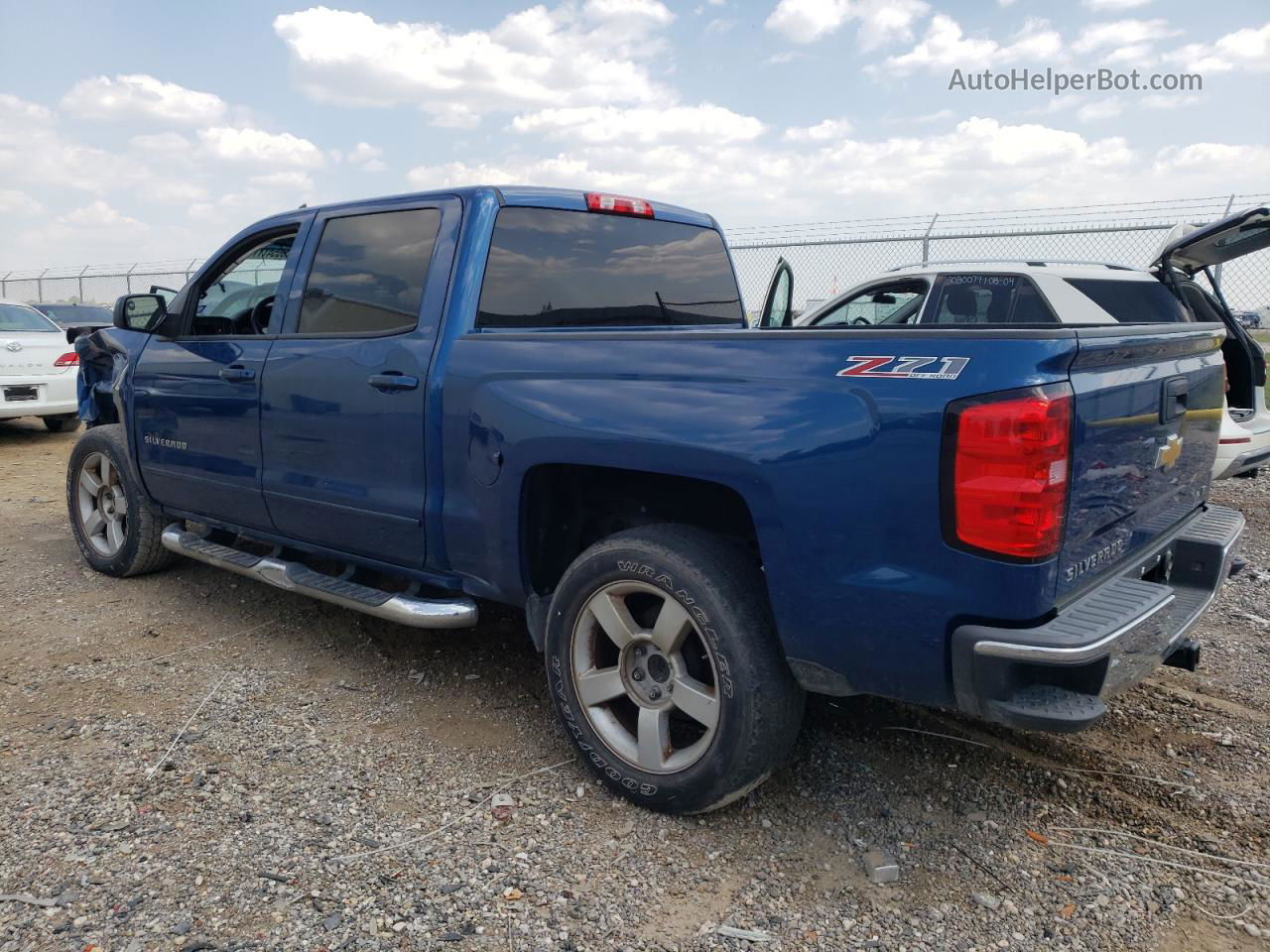 2015 Chevrolet Silverado K1500 Lt Blue vin: 3GCUKREC2FG224409