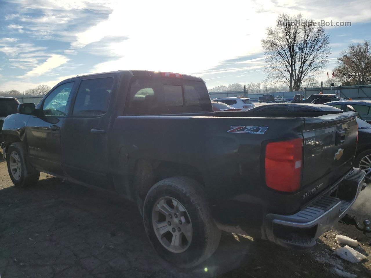 2015 Chevrolet Silverado K1500 Lt Black vin: 3GCUKREC2FG519462