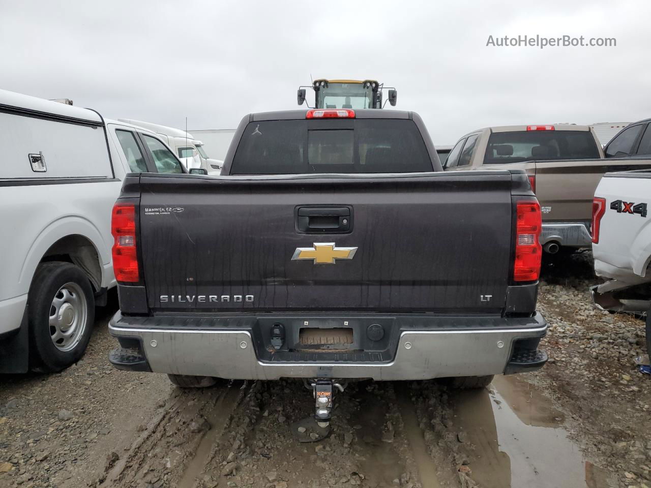 2015 Chevrolet Silverado K1500 Lt Black vin: 3GCUKREC2FG519462