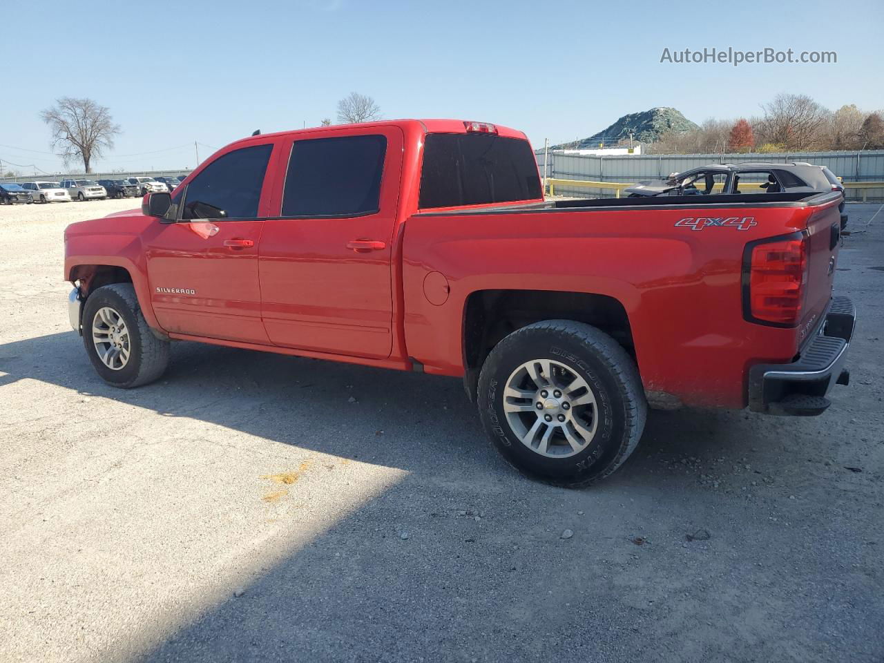 2016 Chevrolet Silverado K1500 Lt Red vin: 3GCUKREC2GG120889