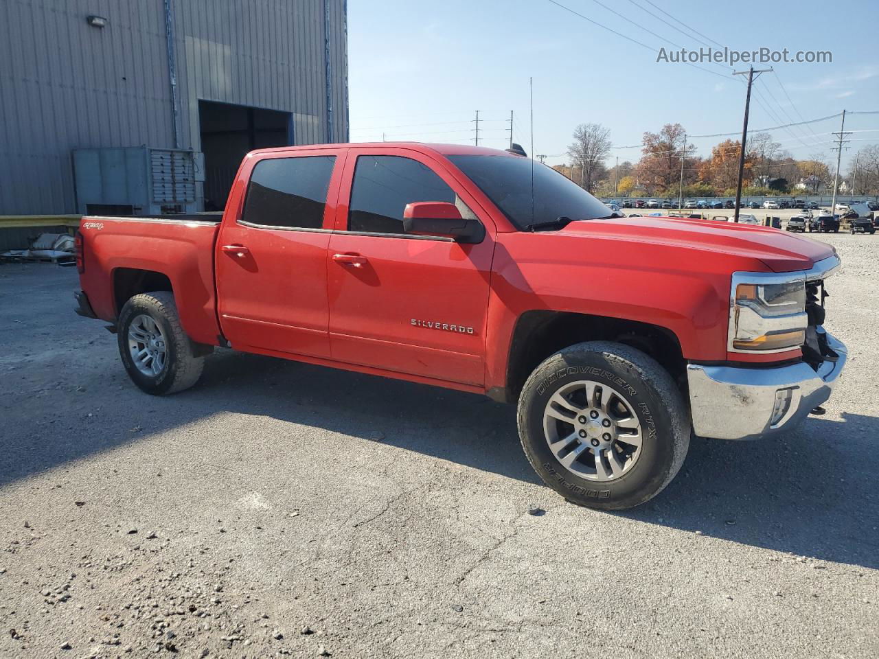 2016 Chevrolet Silverado K1500 Lt Red vin: 3GCUKREC2GG120889