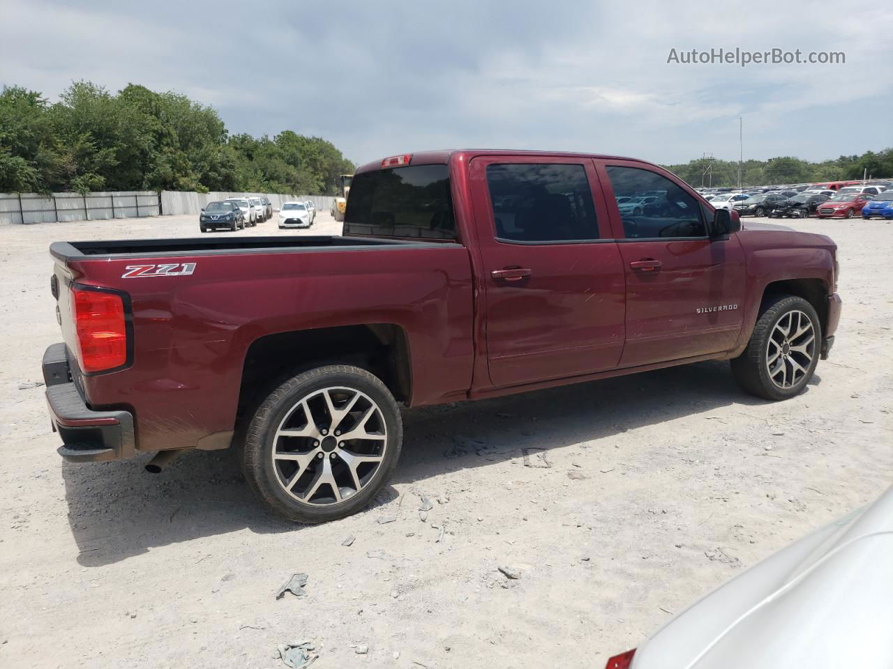 2016 Chevrolet Silverado K1500 Lt Burgundy vin: 3GCUKREC2GG177190