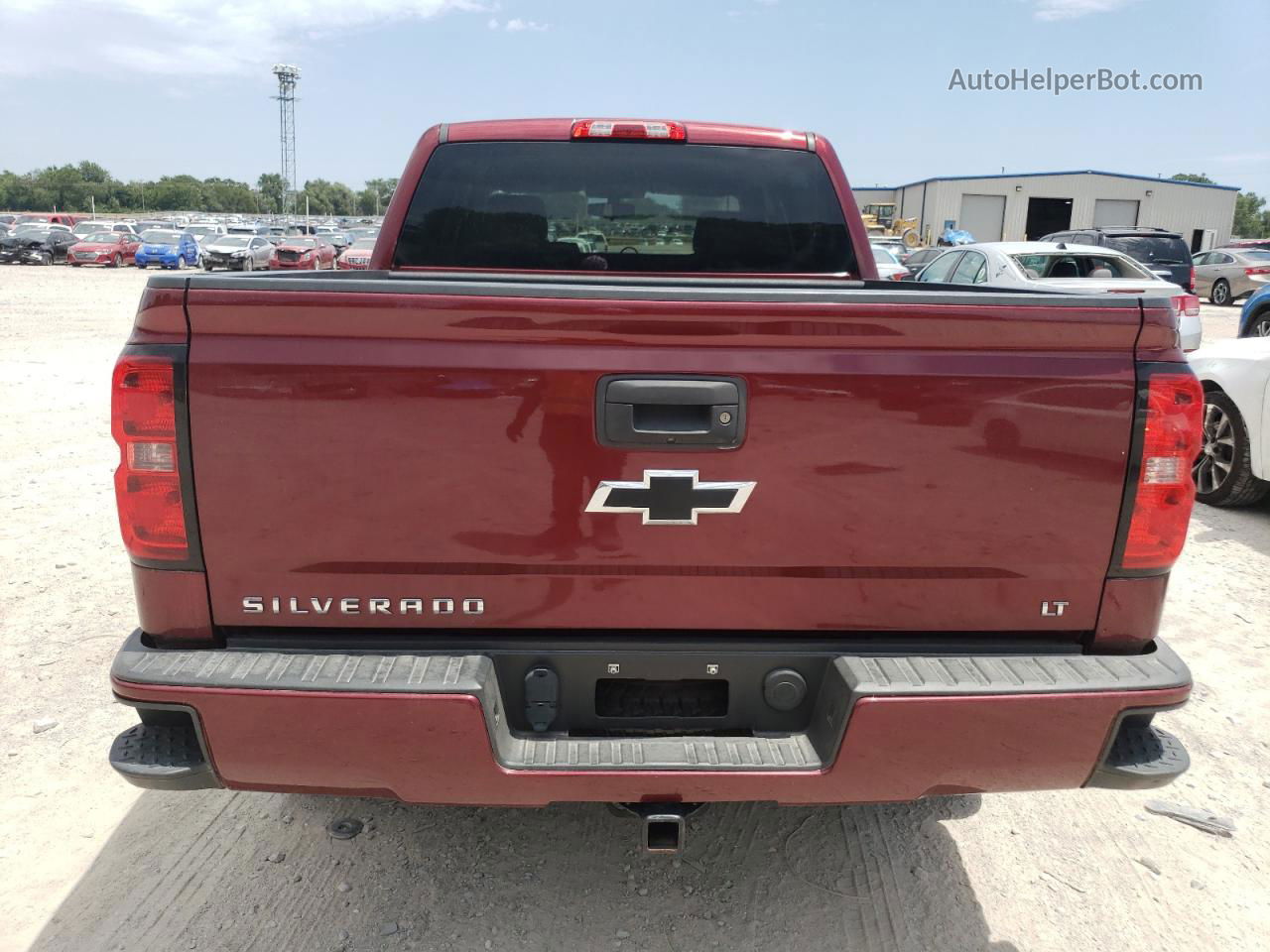 2016 Chevrolet Silverado K1500 Lt Burgundy vin: 3GCUKREC2GG177190