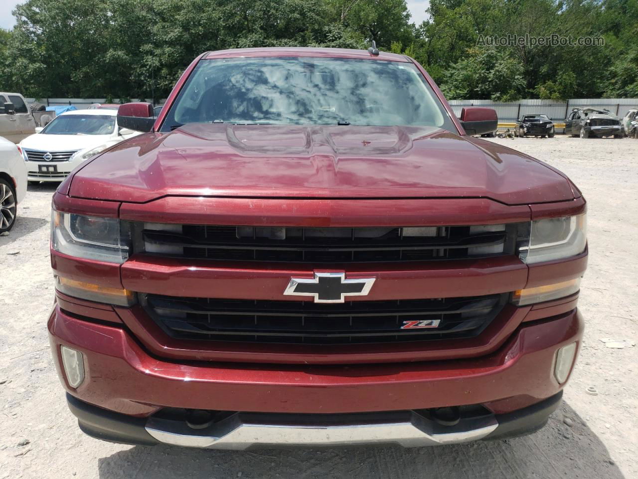 2016 Chevrolet Silverado K1500 Lt Бордовый vin: 3GCUKREC2GG177190