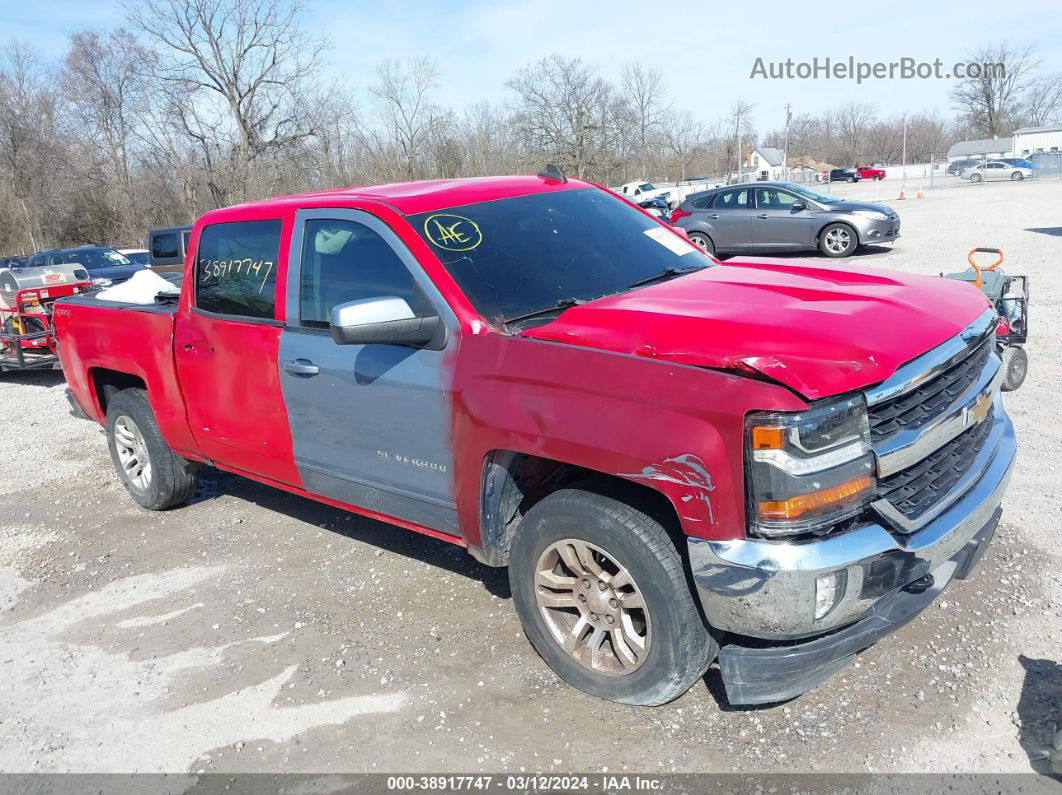 2016 Chevrolet Silverado 1500 1lt Red vin: 3GCUKREC2GG219793