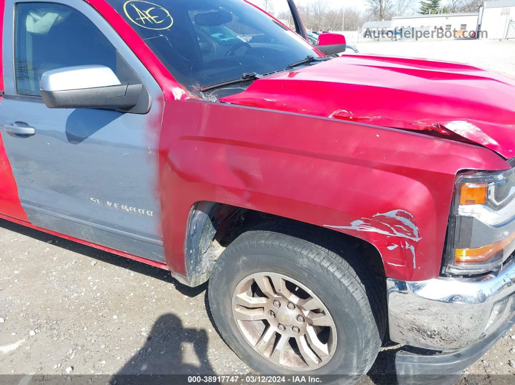 2016 Chevrolet Silverado 1500 1lt Red vin: 3GCUKREC2GG219793