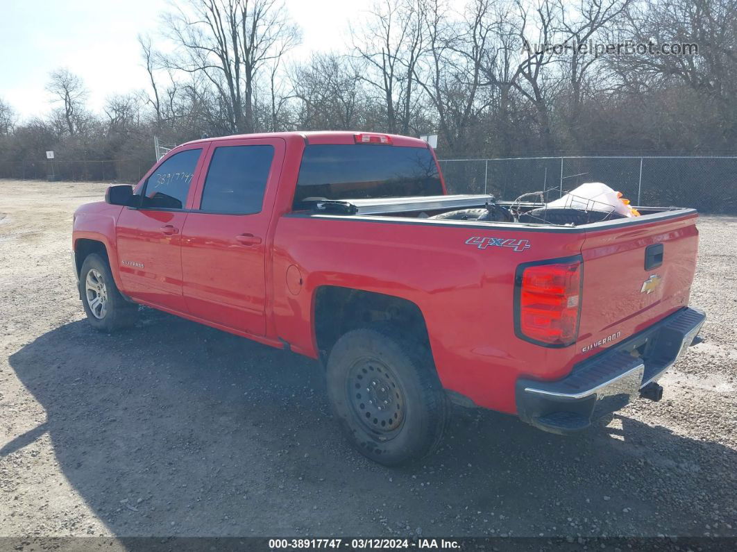 2016 Chevrolet Silverado 1500 1lt Red vin: 3GCUKREC2GG219793