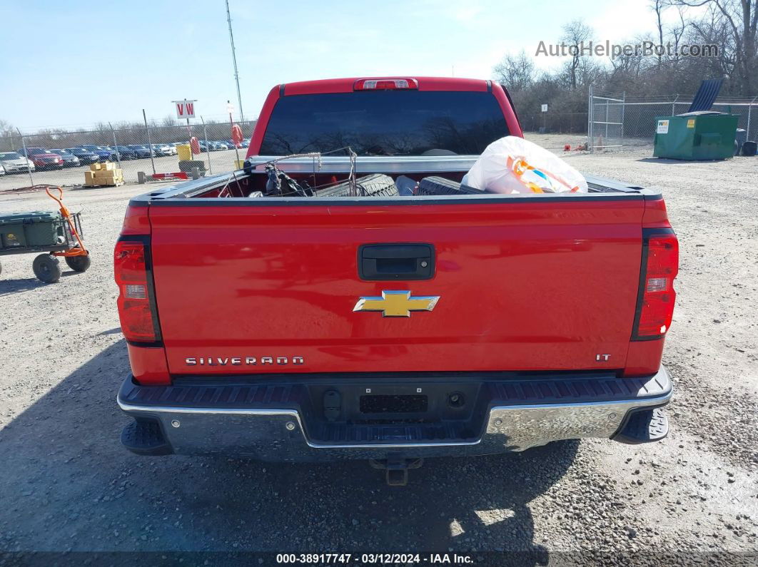 2016 Chevrolet Silverado 1500 1lt Red vin: 3GCUKREC2GG219793