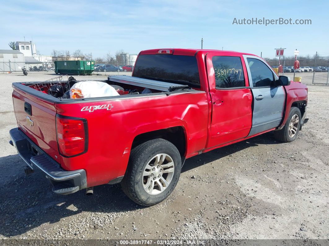 2016 Chevrolet Silverado 1500 1lt Red vin: 3GCUKREC2GG219793