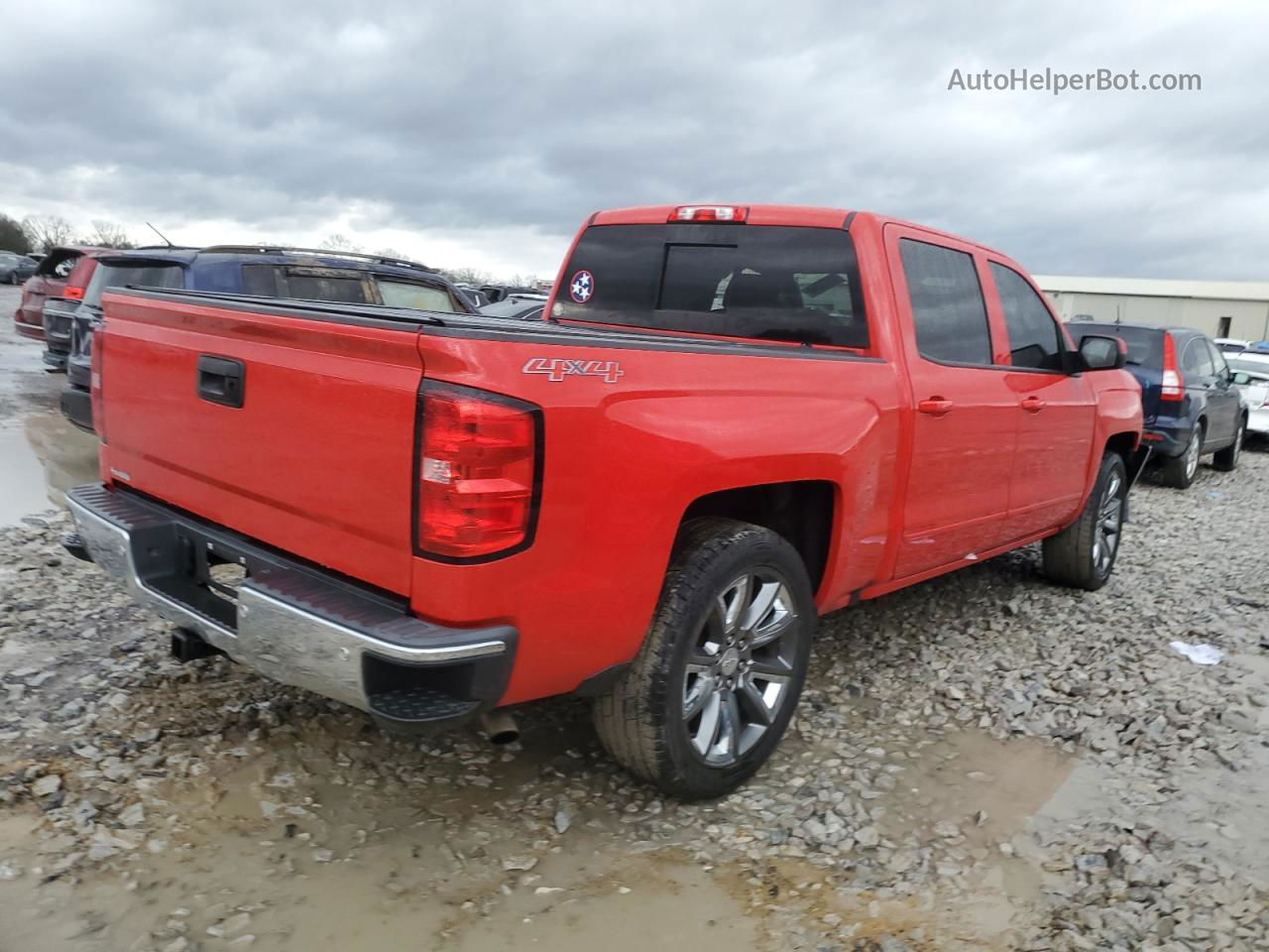 2016 Chevrolet Silverado K1500 Lt Red vin: 3GCUKREC2GG244063