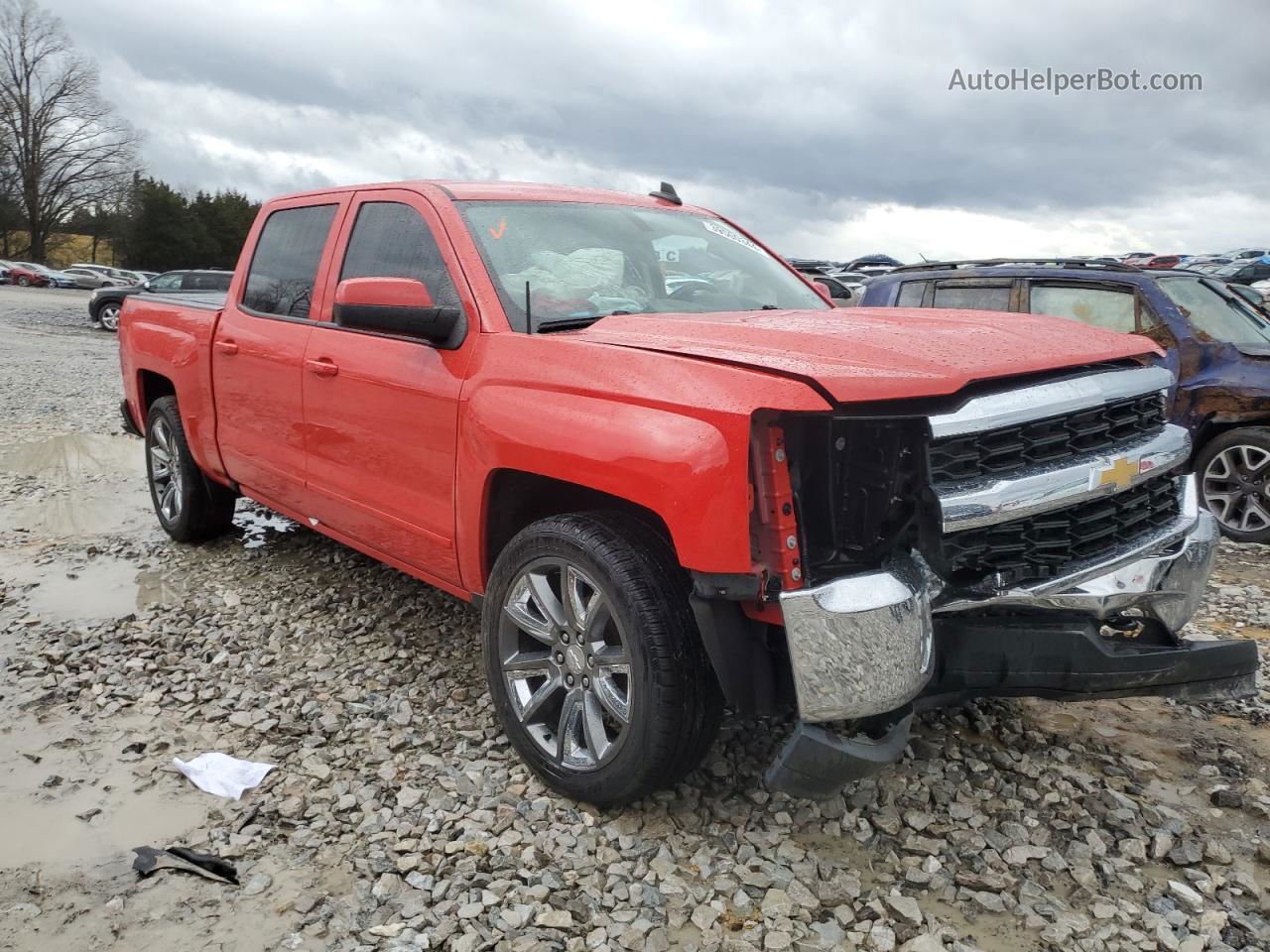 2016 Chevrolet Silverado K1500 Lt Красный vin: 3GCUKREC2GG244063