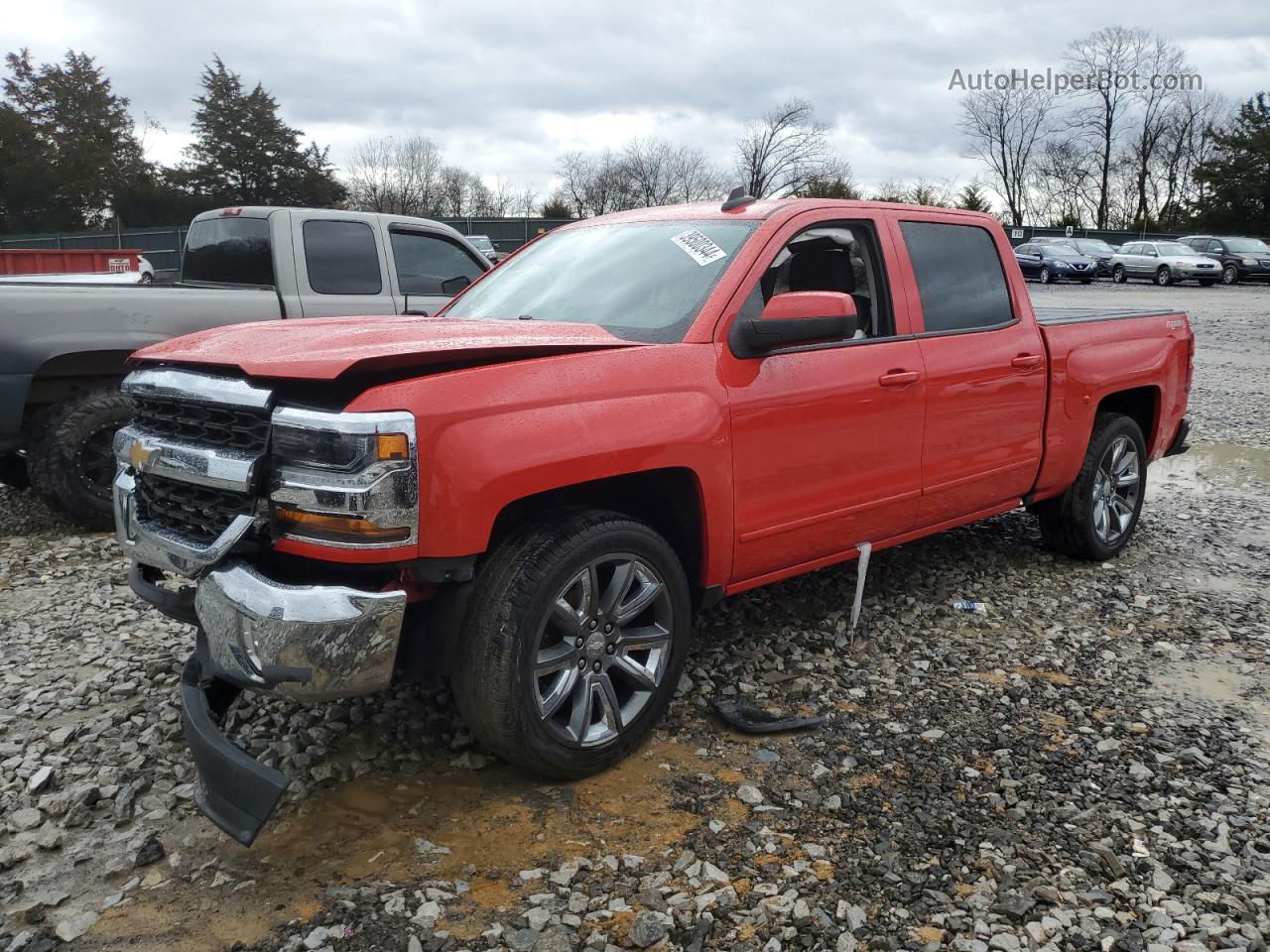 2016 Chevrolet Silverado K1500 Lt Красный vin: 3GCUKREC2GG244063