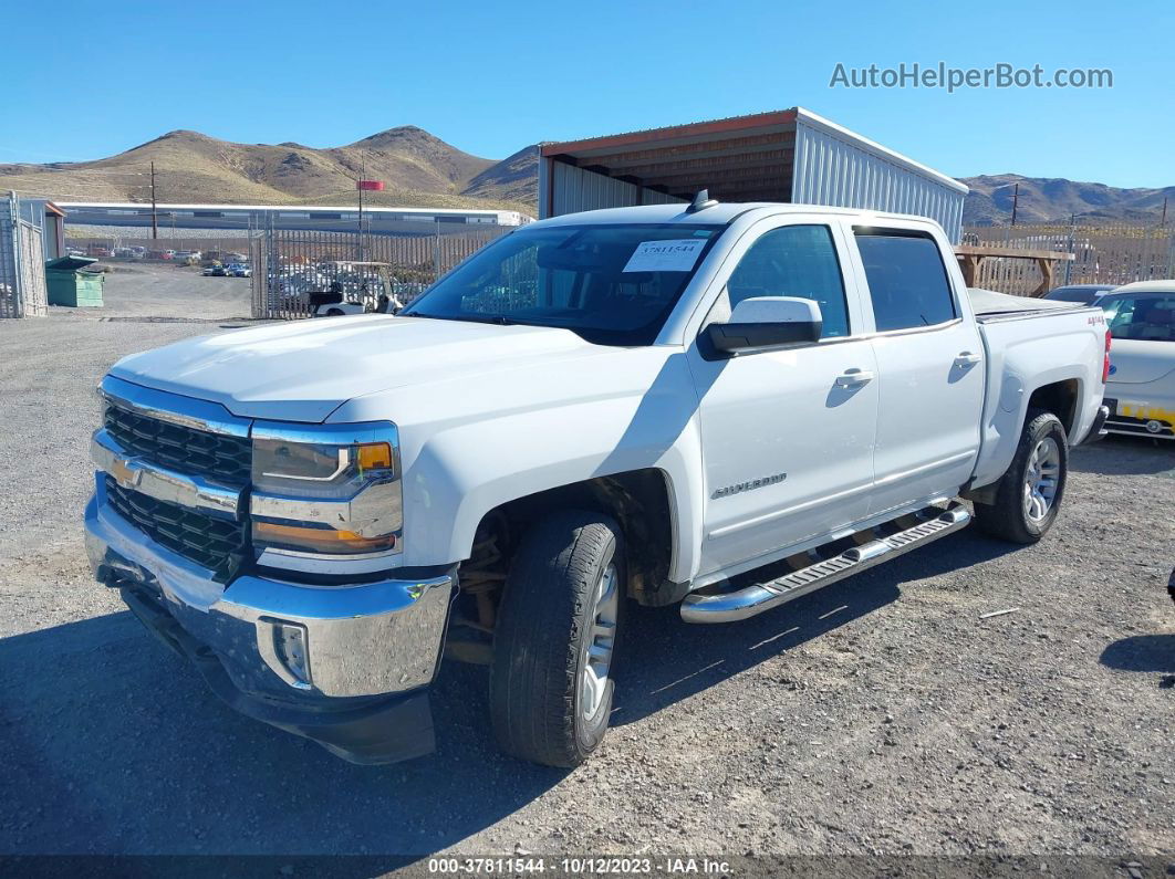 2018 Chevrolet Silverado 1500 1lt White vin: 3GCUKREC2JG341531