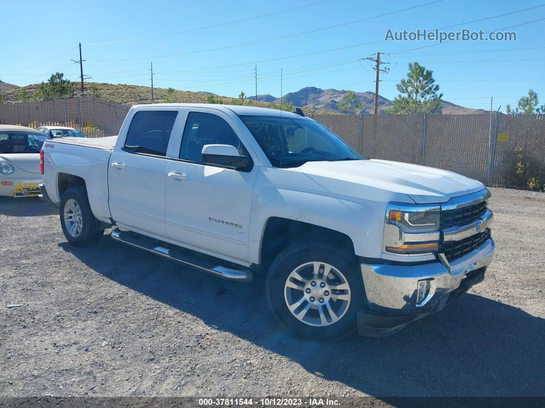 2018 Chevrolet Silverado 1500 1lt White vin: 3GCUKREC2JG341531