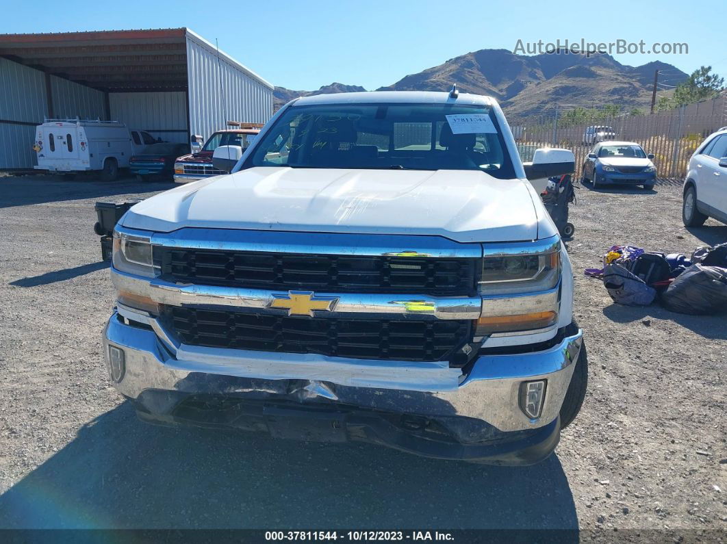 2018 Chevrolet Silverado 1500 1lt White vin: 3GCUKREC2JG341531