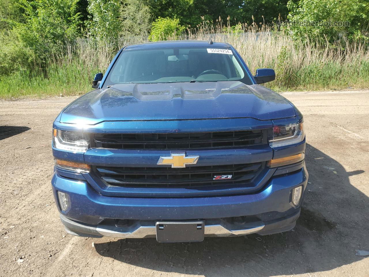 2018 Chevrolet Silverado K1500 Lt Blue vin: 3GCUKREC2JG474225