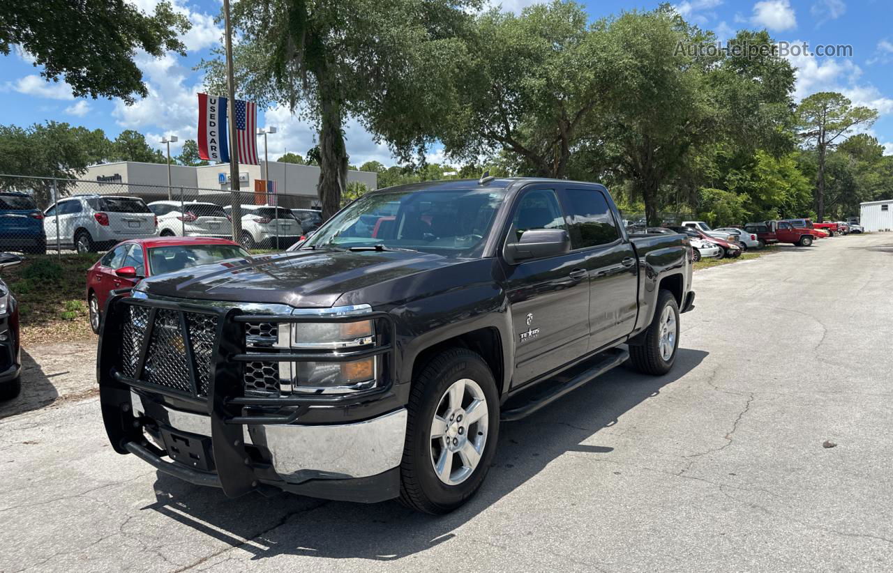 2015 Chevrolet Silverado K1500 Lt Gray vin: 3GCUKREC3FG198127