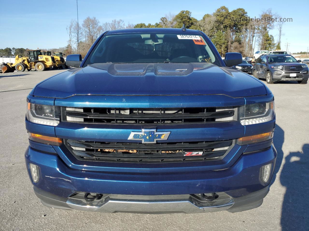 2016 Chevrolet Silverado K1500 Lt Blue vin: 3GCUKREC3GG295393