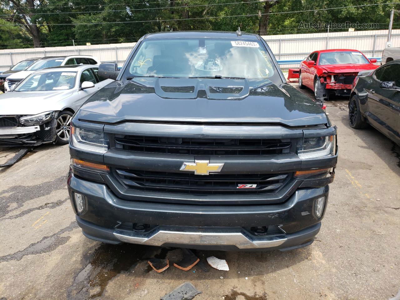 2018 Chevrolet Silverado K1500 Lt Gray vin: 3GCUKREC3JG196189