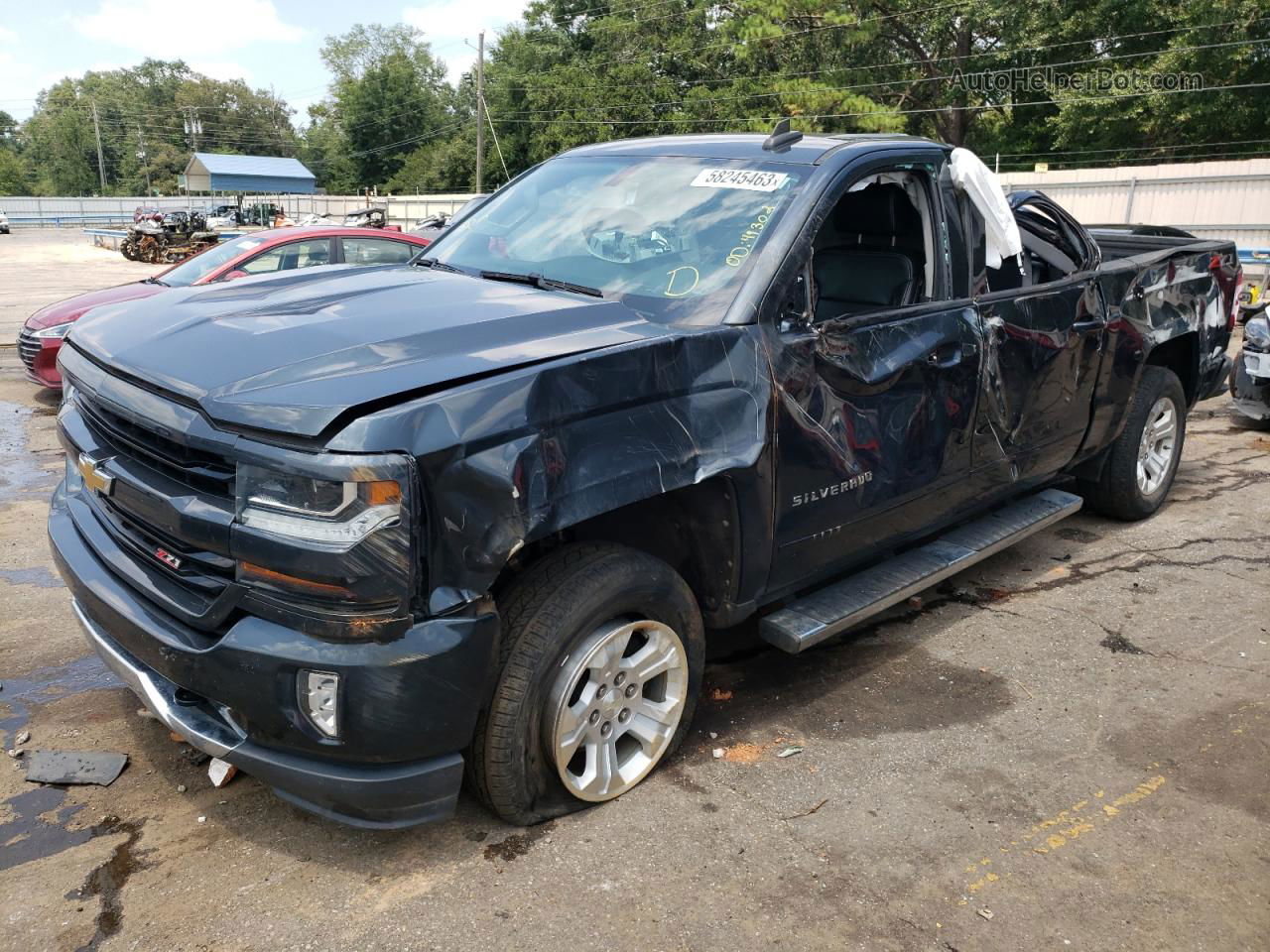 2018 Chevrolet Silverado K1500 Lt Gray vin: 3GCUKREC3JG196189