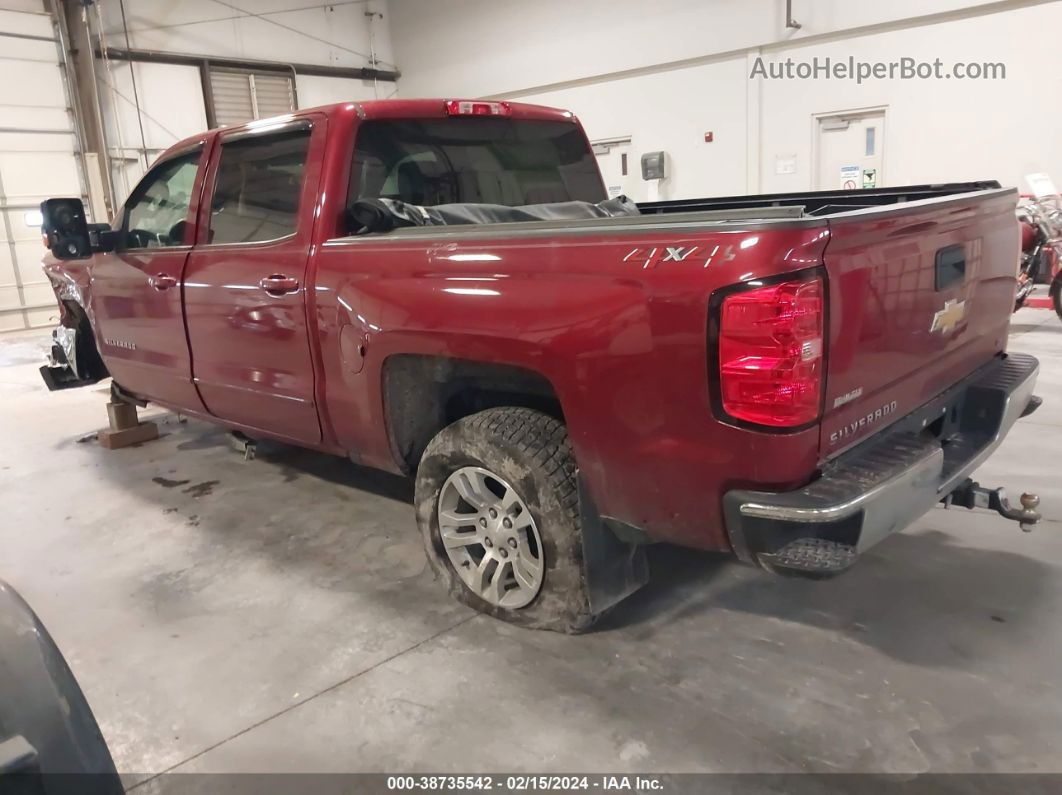 2018 Chevrolet Silverado 1500 1lt Red vin: 3GCUKREC3JG300146