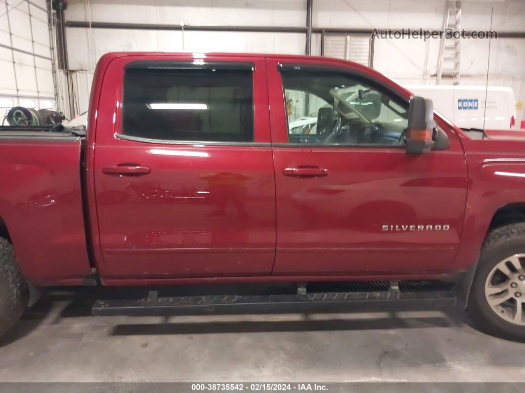 2018 Chevrolet Silverado 1500 1lt Red vin: 3GCUKREC3JG300146