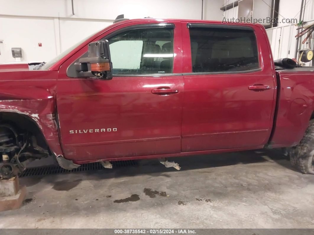 2018 Chevrolet Silverado 1500 1lt Red vin: 3GCUKREC3JG300146