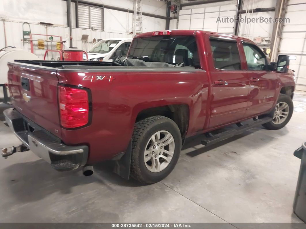 2018 Chevrolet Silverado 1500 1lt Red vin: 3GCUKREC3JG300146