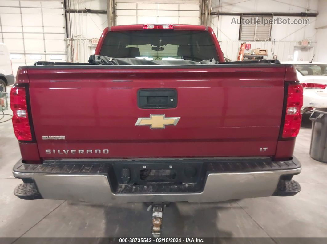 2018 Chevrolet Silverado 1500 1lt Red vin: 3GCUKREC3JG300146