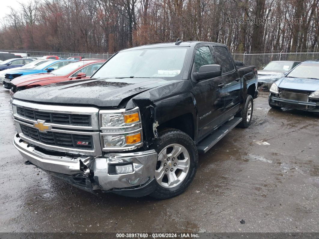 2015 Chevrolet Silverado 1500 2lt Black vin: 3GCUKREC4FG330747