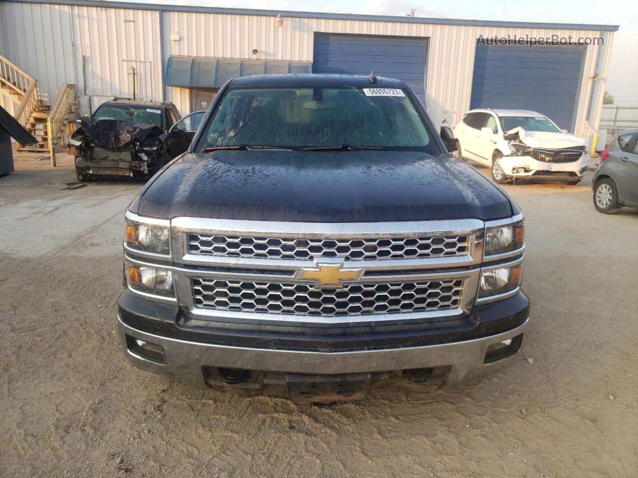 2015 Chevrolet Silverado K1500 Lt Black vin: 3GCUKREC4FG362906