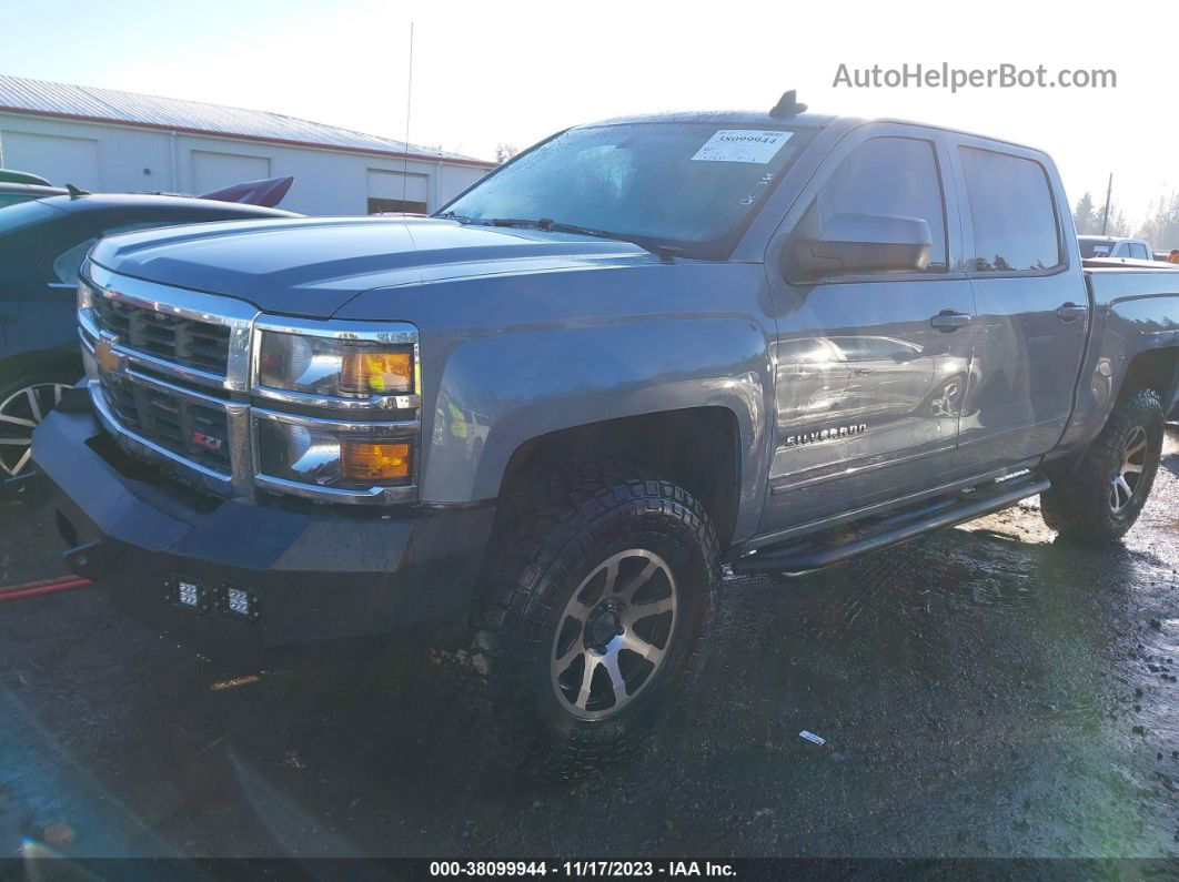 2015 Chevrolet Silverado 1500 2lt Gray vin: 3GCUKREC4FG397607