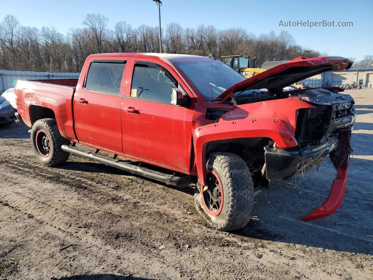 2015 Chevrolet Silverado K1500 Lt Red vin: 3GCUKREC4FG456204