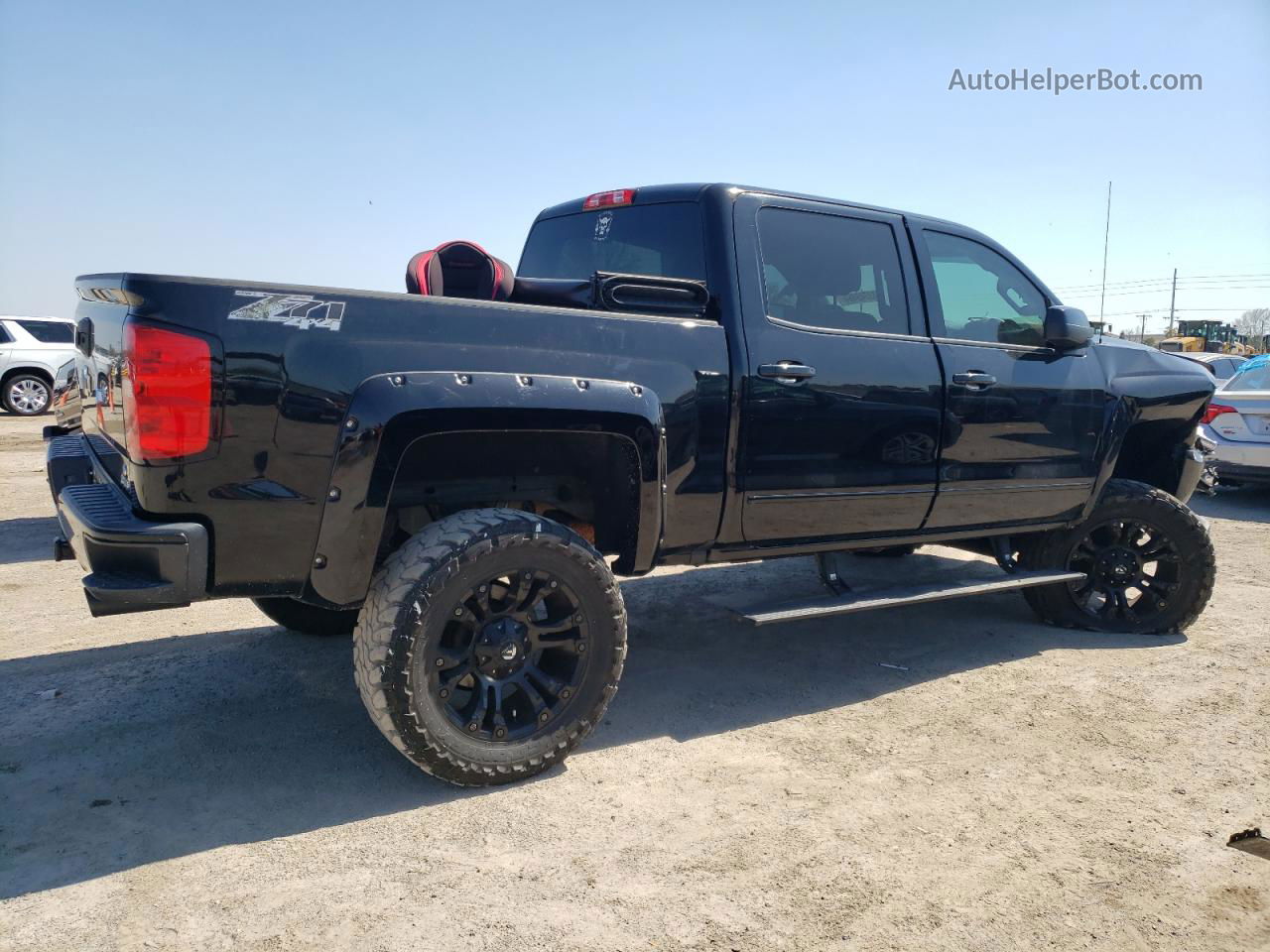 2016 Chevrolet Silverado K1500 Lt Black vin: 3GCUKREC4GG286718