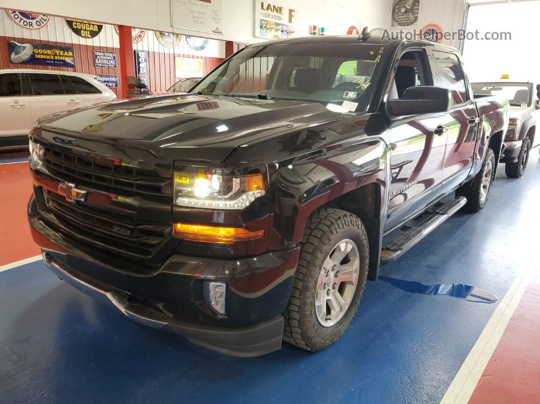 2018 Chevrolet Silverado K1500 Lt Black vin: 3GCUKREC4JG314671