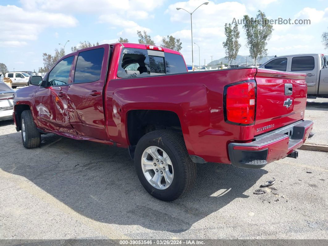 2018 Chevrolet Silverado 1500 2lt Red vin: 3GCUKREC4JG600360