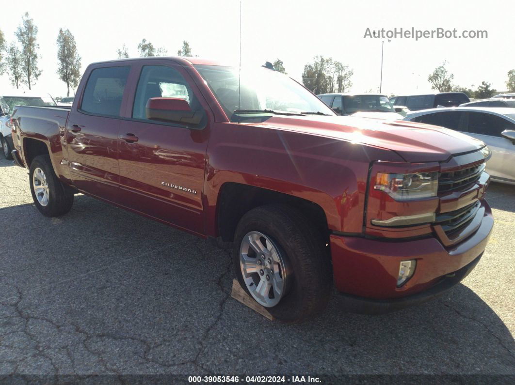 2018 Chevrolet Silverado 1500 2lt Red vin: 3GCUKREC4JG600360