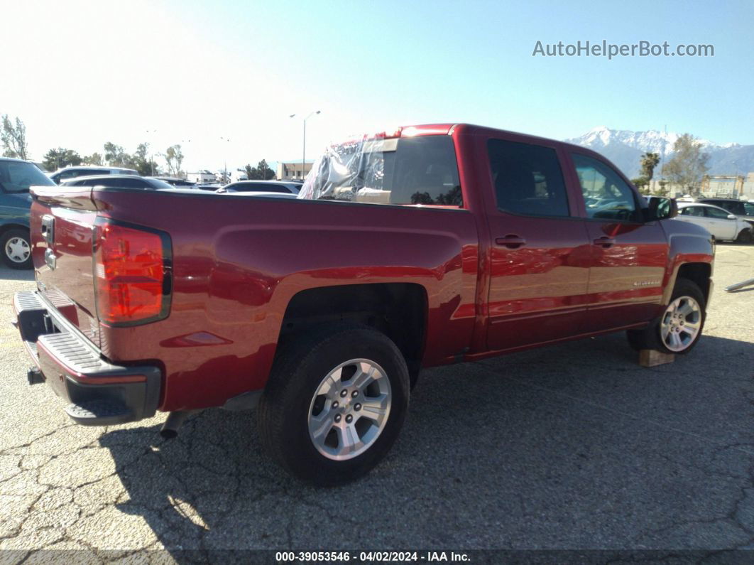 2018 Chevrolet Silverado 1500 2lt Red vin: 3GCUKREC4JG600360