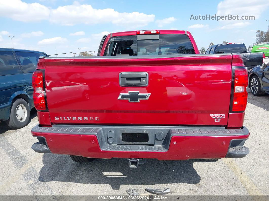 2018 Chevrolet Silverado 1500 2lt Red vin: 3GCUKREC4JG600360