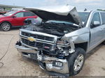 2015 Chevrolet Silverado 1500 2lt Silver vin: 3GCUKREC5FG282370