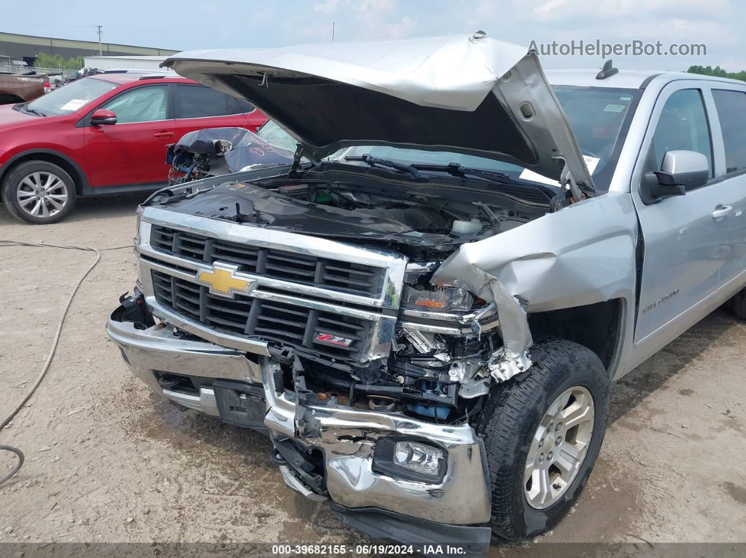 2015 Chevrolet Silverado 1500 2lt Silver vin: 3GCUKREC5FG282370