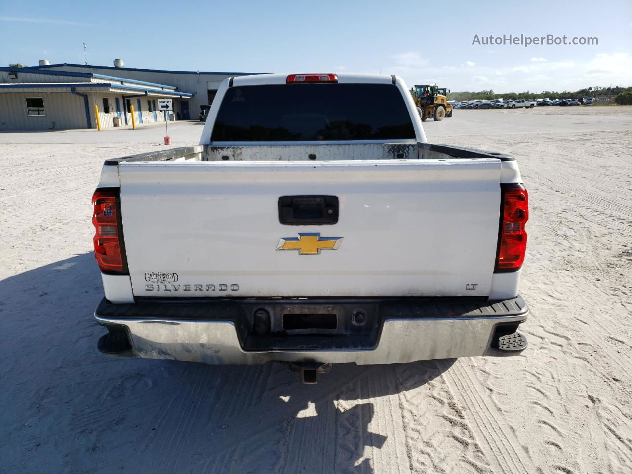 2015 Chevrolet Silverado K1500 Lt White vin: 3GCUKREC5FG367953