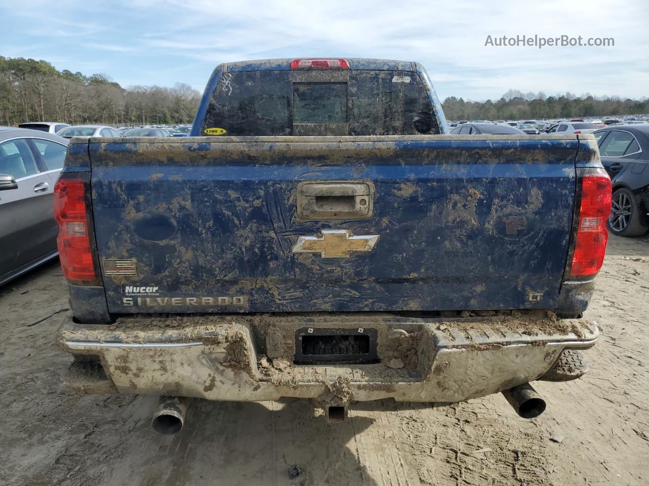 2015 Chevrolet Silverado K1500 Lt Blue vin: 3GCUKREC5FG536207