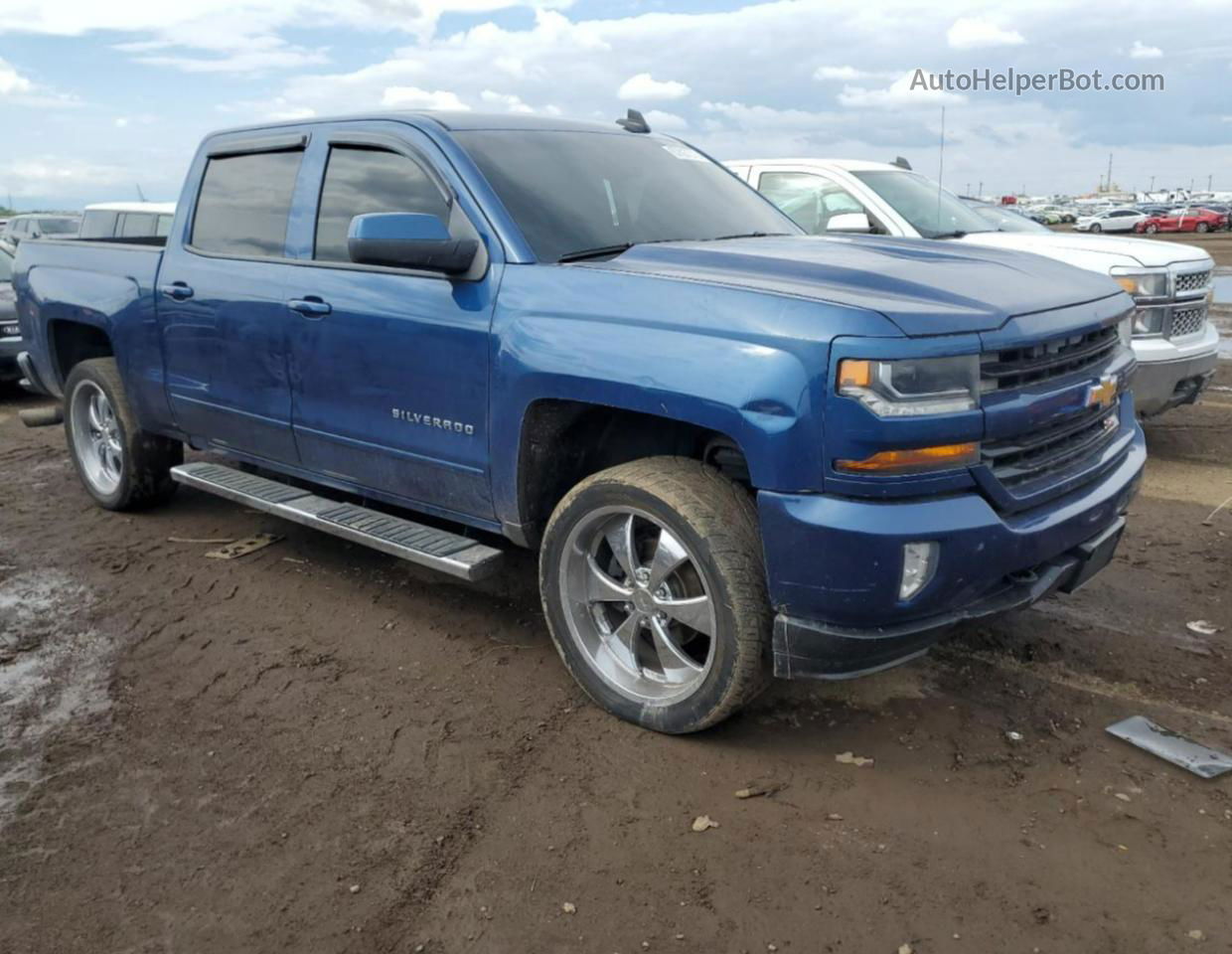 2016 Chevrolet Silverado K1500 Lt Blue vin: 3GCUKREC5GG219299