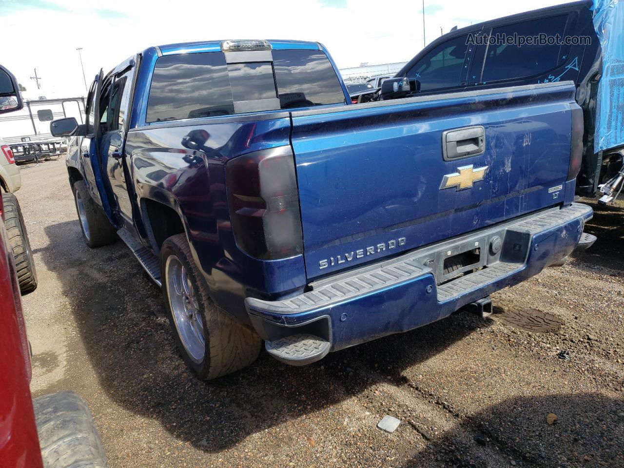 2016 Chevrolet Silverado K1500 Lt Blue vin: 3GCUKREC5GG219299