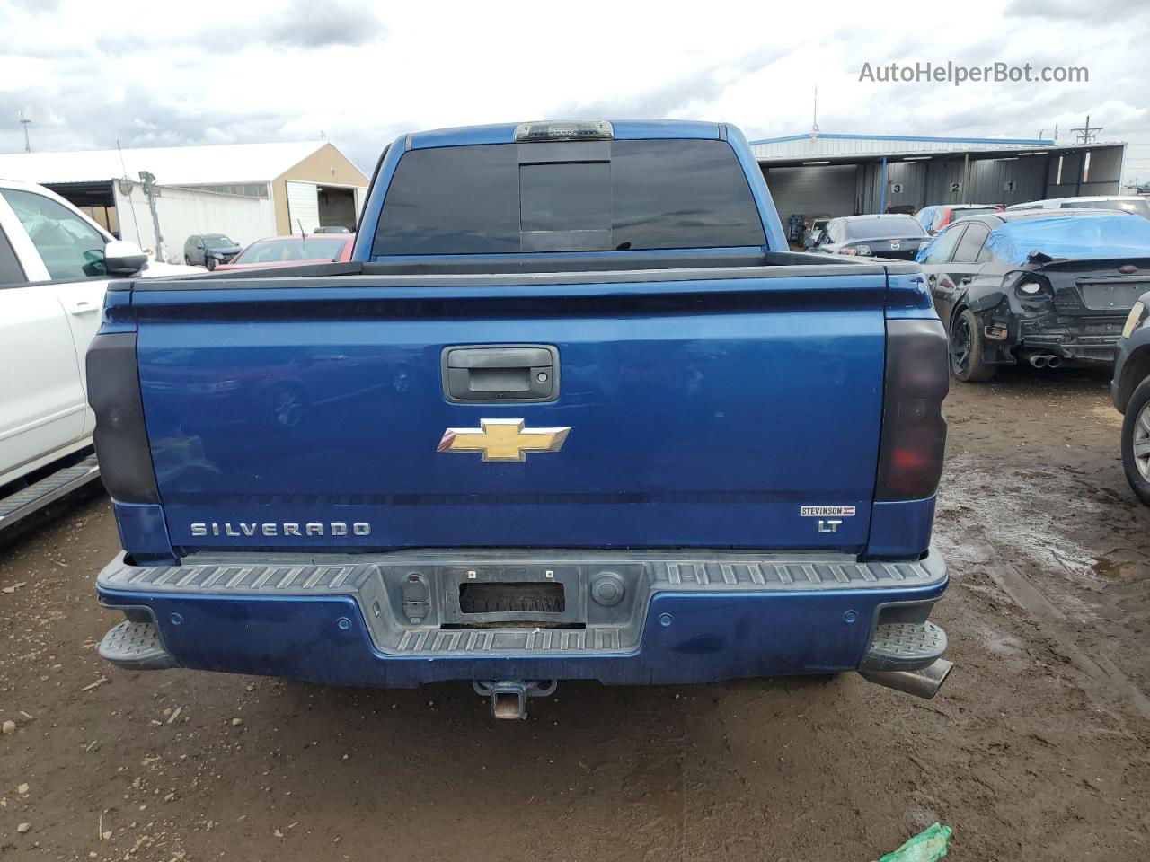 2016 Chevrolet Silverado K1500 Lt Blue vin: 3GCUKREC5GG219299