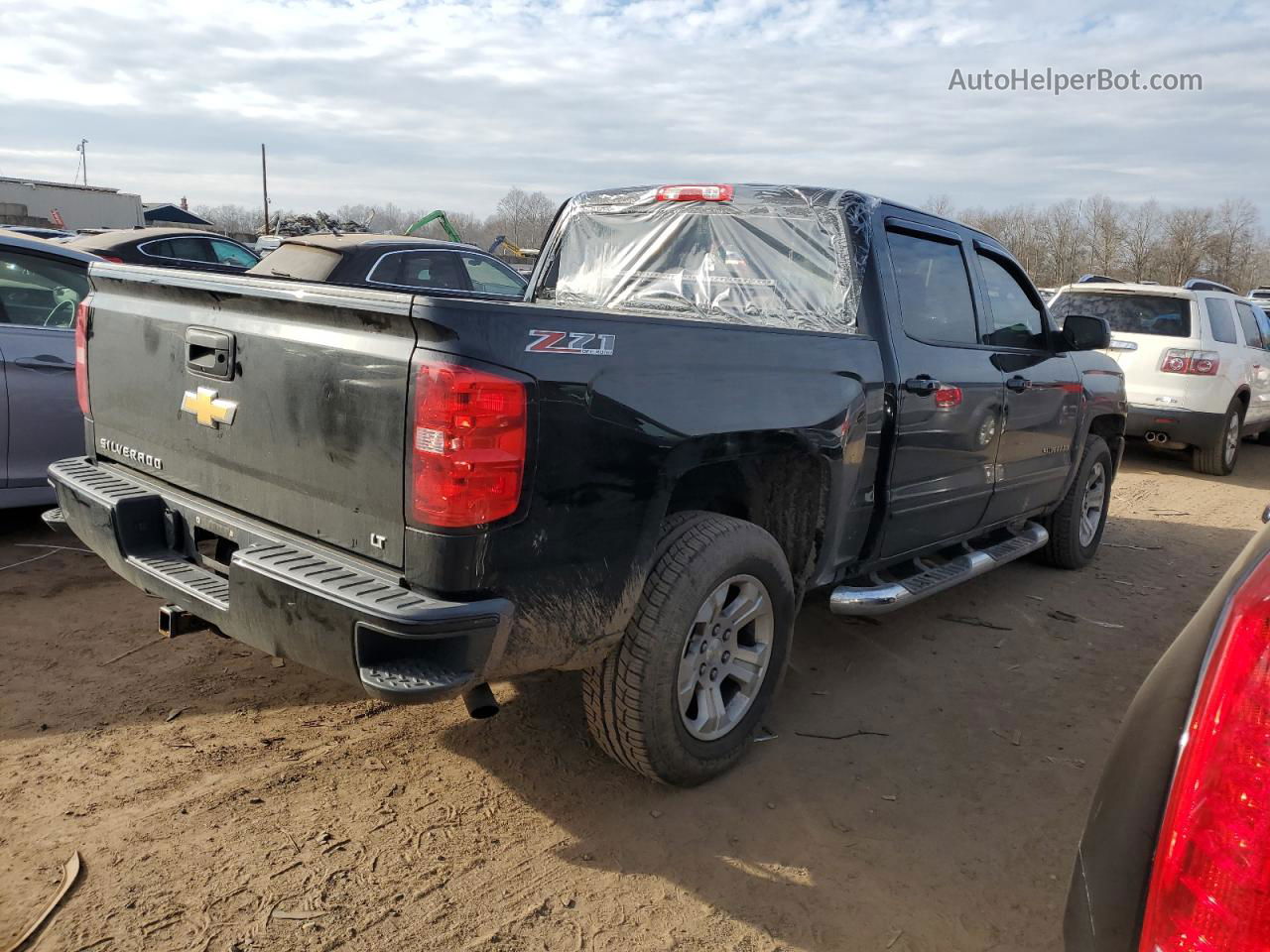 2016 Chevrolet Silverado K1500 Lt Черный vin: 3GCUKREC5GG220906