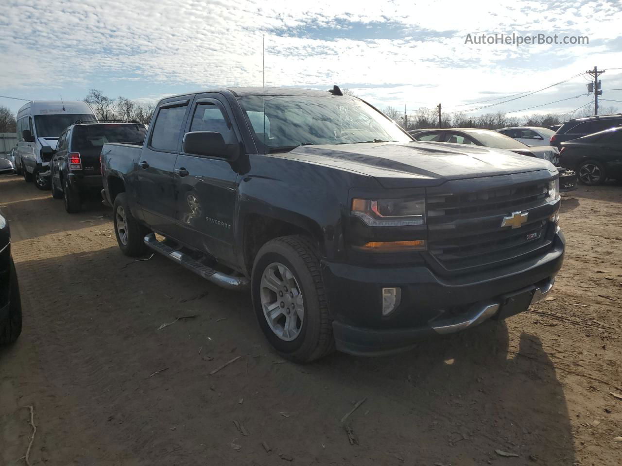 2016 Chevrolet Silverado K1500 Lt Черный vin: 3GCUKREC5GG220906