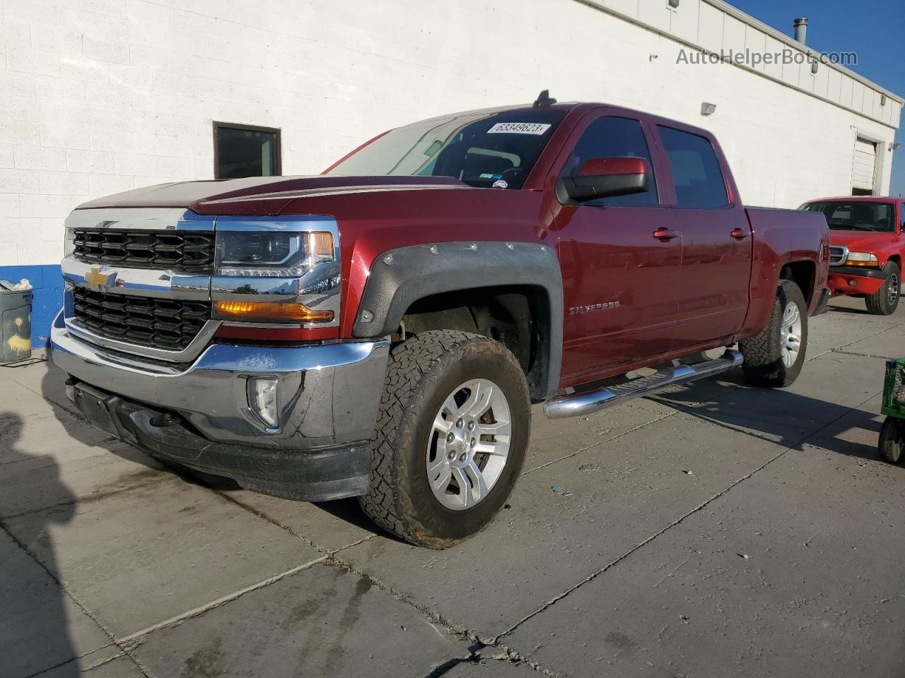 2016 Chevrolet Silverado K1500 Lt Maroon vin: 3GCUKREC5GG253517